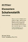 Elementare Schalenstatik - A. Pflüger
