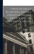 Cover-Bild zum Titel 'I Principj Della Economia Sociale Esposti in Ordine Ideologico, Da Antonio Scialoja. ...' von 'Antonio Scialoja'