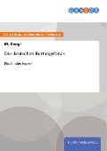 Cover-Bild zum Titel 'Die deutschen Rettungsfonds' von 'M. Dengl'