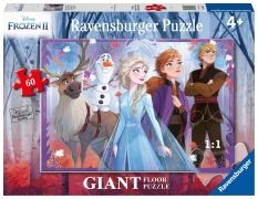 Cover-Bild zum Titel 'Kinderpuzzle 60 Teile - Disney Die Eiskönigin 2 - Unterwegs im Zauberwald' von ''