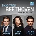 Cover-Bild zum Titel 'Klaviertrios Nr. 5 & 7' von 'Renaud/Capucon Capucon'
