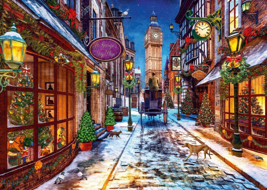 Erwachsenenpuzzle 1000 Teile - Weihnachtszeit - 