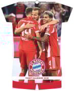 Cover-Bild zum Titel 'N Neumann - FC Bayern München 2026 - Trikotkalender 34x42 cm mit 12 Monatsblättern, 2-sprachigem Kalendarium & Spiralbindung, origineller Fußball-Wandkalender in Trikotform für Fans' von ''