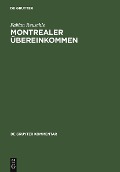 Cover-Bild zum Titel 'Montrealer Übereinkommen' von 'Fabian Reuschle'