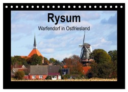 Cover-Bild zum Titel 'Rysum - Warfendorf in Ostfriesland (Tischkalender 2026 DIN A5 quer), CALVENDO Monatskalender' von 'Rolf Pötsch'