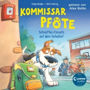Cover-Bild zum Titel 'Kommissar Pfote (Band 3) - Schnüffel-Einsatz auf dem Schulhof' von 'Katja Reider'