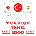 Cover-Bild zum Titel 'Türkçe - Tamil: 1000 temel kelime' von 'Jm Gardner'