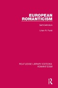 Cover-Bild zum Titel 'European Romanticism' von 'Lilian R. Furst'