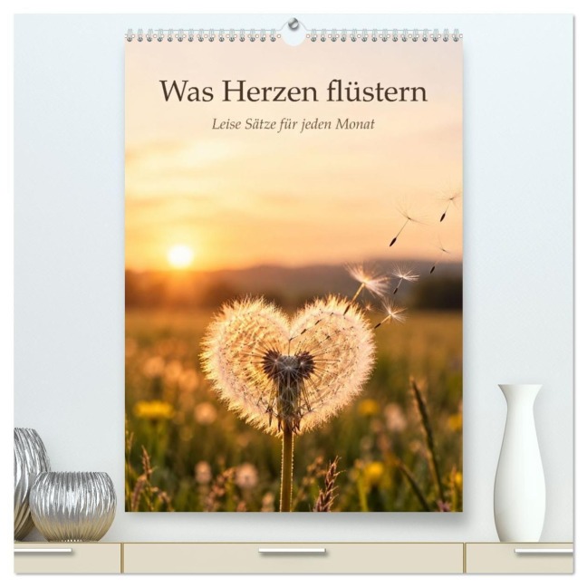 Was Herzen flüstern (hochwertiger Premium Wandkalender 2027 DIN A2 hoch), Kunstdruck in Hochglanz - Sven Koldewey