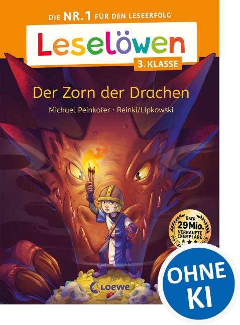 Leselöwen 3. Klasse - Der Zorn der Drachen - Michael Peinkofer