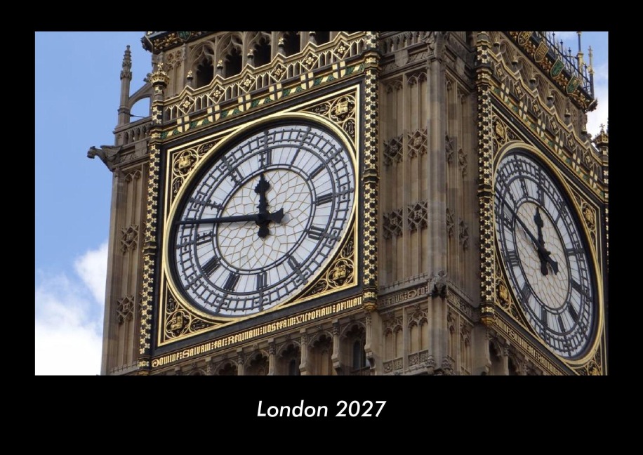 London 2027 Fotokalender DIN A3 - Tobias Becker