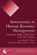 Cover-Bild zum Titel 'Innovations in Human Resource Management' von 'Hannah S. Sistare, Myra Howze Shiplett, Terry F. Buss'