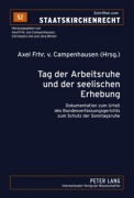 Cover-Bild zum Titel 'Tag der Arbeitsruhe und der seelischen Erhebung' von ''