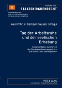 Cover-Bild zum Titel 'Tag der Arbeitsruhe und der seelischen Erhebung' von ''