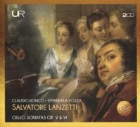 Cover-Bild zum Titel 'Cellosonaten op. 5 und 6' von 'Claudio/Vozza Ronco'