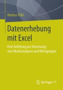 Cover-Bild zum Titel 'Datenerhebung mit Excel' von 'Markus Feiks'