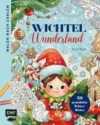 Cover-Bild zum Titel 'Malen nach Zahlen - Wichtel-Wunderland' von 'Tonia Tkach'