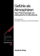 Cover-Bild zum Titel 'Gefühle als Atmosphären' von ''