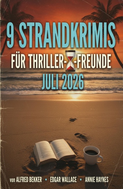 9 Strandkrimis für Thriller-Freunde Juli 2026 - Alfred Bekker, Edgar Wallace, Annie Haynes