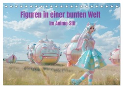 Cover-Bild zum Titel 'Figuren in einer bunten Welt - Im Anime-Stil (Tischkalender 2026 DIN A5 quer), CALVENDO Monatskalender' von 'Liselotte Brunner-Klaus'