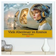 Cover-Bild zum Titel 'Viele Abenteuer im Kosmos - Science-Fiction (hochwertiger Premium Wandkalender 2027 DIN A2 quer), Kunstdruck in Hochglanz' von 'Liselotte Brunner-Klaus'
