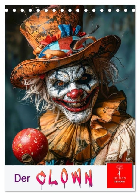 Der Clown (Tischkalender 2026 DIN A5 hoch), CALVENDO Monatskalender - Peter Roder