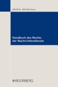 Cover-Bild zum Titel 'Handbuch des Rechts der Nachrichtendienste' von ''