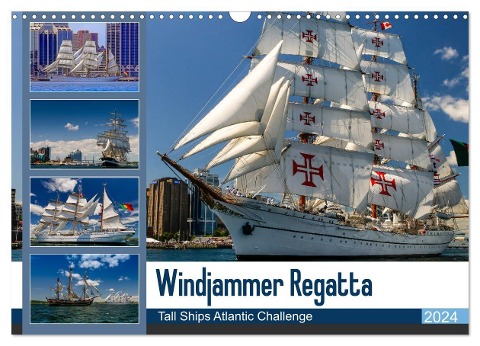 Windjammer-Regatta - Tall Ships Atlantic Challenge (Wandkalender 2024 DIN A3 quer), CALVENDO Monatskalender - Photoemotion. com Photo4emotion. com