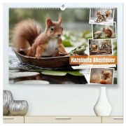 Cover-Bild zum Titel 'Hazelnuts Abenteuer (hochwertiger Premium Wandkalender 2026 DIN A2 quer), Kunstdruck in Hochglanz' von ''