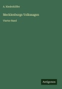 Cover-Bild zum Titel 'Mecklenburgs Volkssagen' von 'A. Niederhöffer'