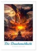 Cover-Bild zum Titel 'Die Drachenschlacht (Wandkalender 2026 DIN A3 hoch), CALVENDO Monatskalender' von 'Steffen Gierok-Latniak'