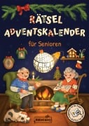 Cover-Bild zum Titel 'Rätsel Adventskalender für Senioren' von 'Rätsel Werft'