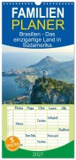 Cover-Bild zum Titel 'Familienplaner 2027 - Brasilien - Das einzigartige Land in Südamerika. mit 5 Spalten (Wandkalender, 21 x 45 cm) CALVENDO' von 'M. Scott'