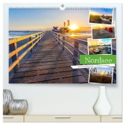 Cover-Bild zum Titel 'Nordsee - Sehnsuchtskalender zu Strand und Meer (hochwertiger Premium Wandkalender 2026 DIN A2 quer), Kunstdruck in Hochglanz' von 'Andrea Dreegmeyer'