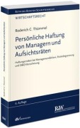 Cover-Bild zum Titel 'Persönliche Haftung von Managern und Aufsichtsräten' von 'Roderich C. Thümmel'