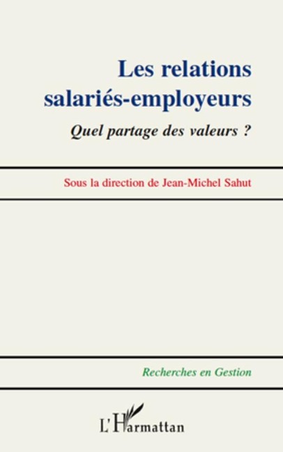 Relations salaries-employeurs - Jean-Michel Sahut Jean-Michel Sahut