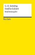 Cover-Bild zum Titel 'Emilia Galotti' von 'Gotthold Ephraim Lessing'
