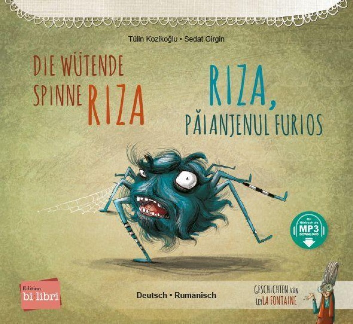 Die wütende Spinne Riza (Deutsch-Rumänisch) - Tülin Koziko¿lu
