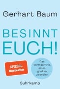 Cover-Bild zum Titel 'Besinnt Euch!' von 'Gerhart Baum'