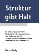 Cover-Bild zum Titel 'Struktur gibt Halt - Mit Impulsen, Methoden und Anwendungsbeispielen zur Förderung von Teilhabe' von 'Nieves Treig'