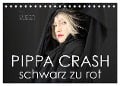 PIPPA CRASH ¿ schwarz zu rot (Tischkalender 2024 DIN A5 quer), CALVENDO Monatskalender - Ulrich Allgaier (Ullision)
