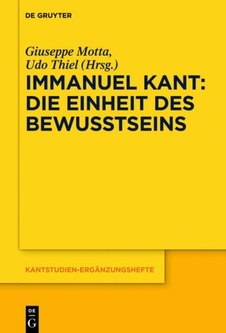 Immanuel Kant - Die Einheit des Bewusstseins - 