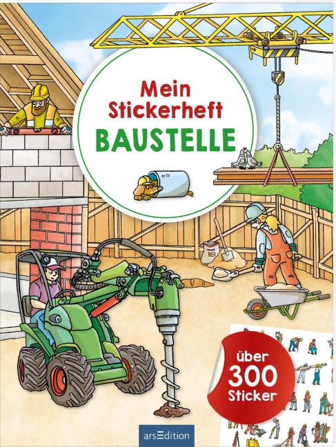 Mein Stickerheft Baustelle -  Mein Stickerheft Baustelle -