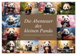 Cover-Bild zum Titel 'Die Abenteuer des kleinen Panda (Wandkalender 2026 DIN A2 quer), CALVENDO Monatskalender' von 'Dirk Meutzner'