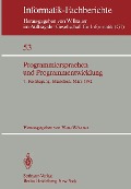 Cover-Bild zum Titel 'Programmiersprachen und Programmentwicklung' von ''