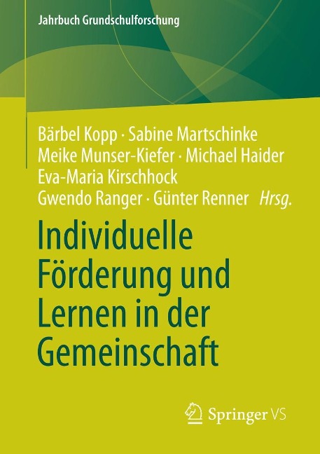 Individuelle Förderung und Lernen in der Gemeinschaft - 