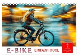 Cover-Bild zum Titel 'E-Bike einfach cool (Tischkalender 2026 DIN A5 quer), CALVENDO Monatskalender' von 'Peter Roder'