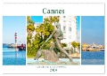 Cannes - idyllische Stadt an der Côte d¿Azur (Wandkalender 2024 DIN A2 quer), CALVENDO Monatskalender - Nina Schwarze
