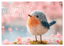 Cover-Bild zum Titel 'Kleine Seelen aus Wolle (Tischkalender 2027 DIN A5 quer), CALVENDO Monatskalender' von 'Anne Seltmann'
