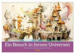 Cover-Bild zum Titel 'Ein Besuch in fernen Universen (Wandkalender 2026 DIN A3 quer), CALVENDO Monatskalender' von 'Daniela Tapper'